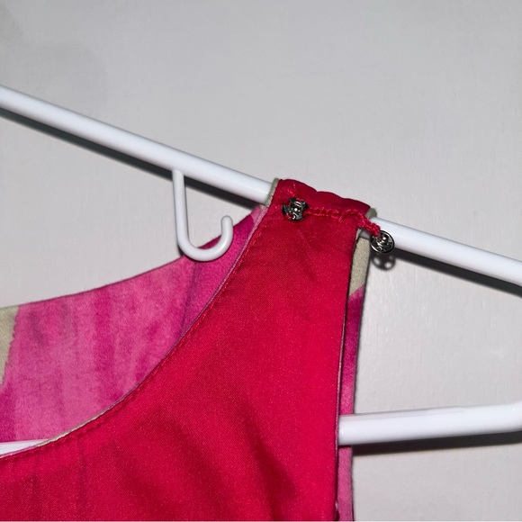 Jones New York Spring Pink Floral Sheath Dress Size 6 - Picture 5 of 13